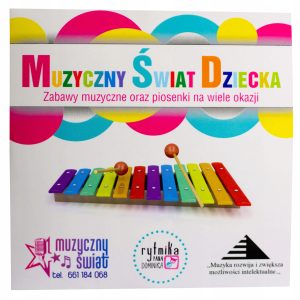 Kolorowa płyta CD Muzyczny Świat Dziecka z obrazkiem kolorowego ksylofonu